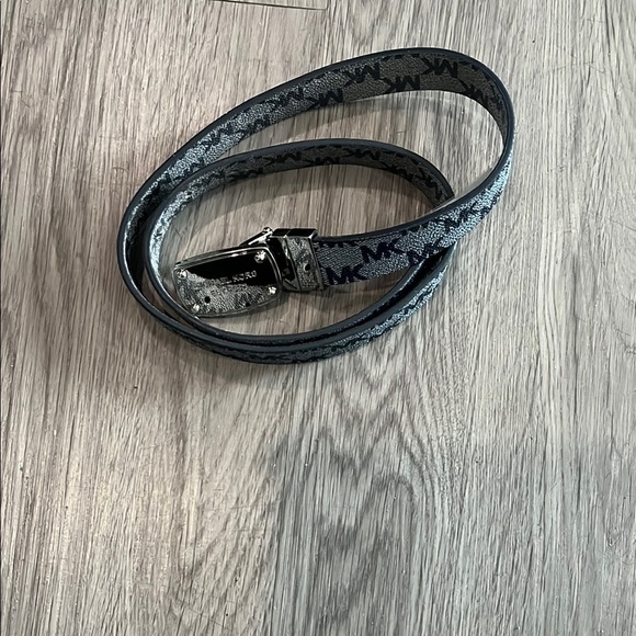 Michael Kors Accessories - Michael Kors Gray Belt for women or men! 35 1/2 
Inches